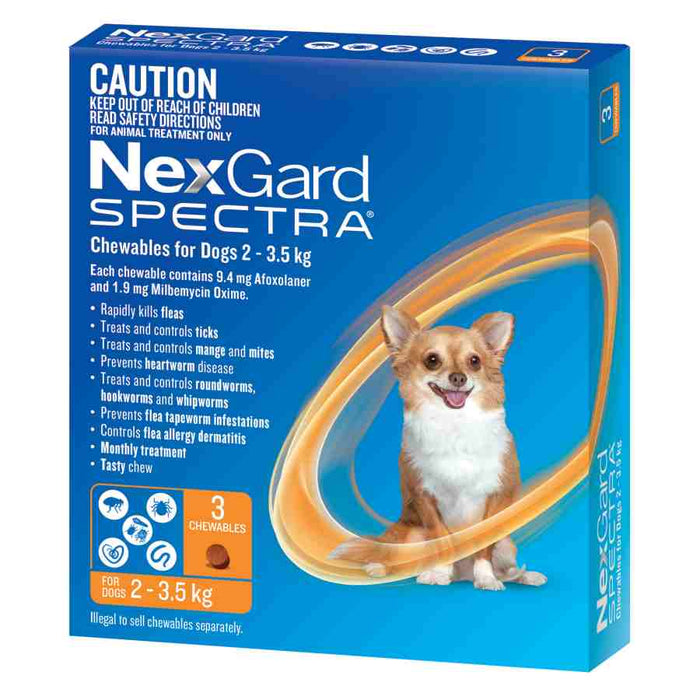 Nexgard Spectra Very Small Orange