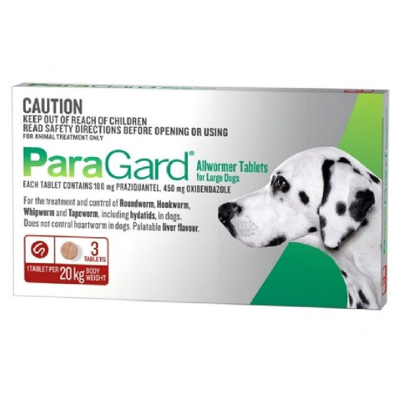 ParaGard Allwormer for Large Dogs