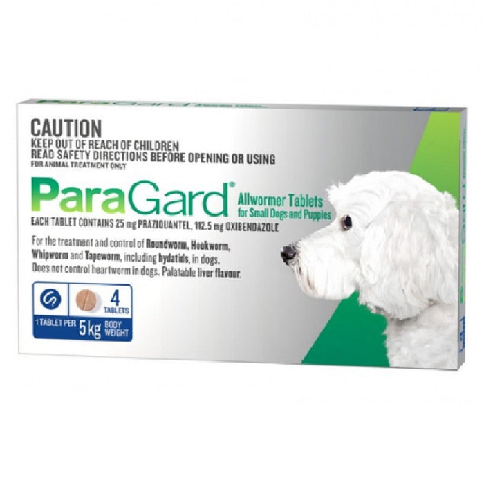 ParaGard Allwormer for Small Dogs and Puppies