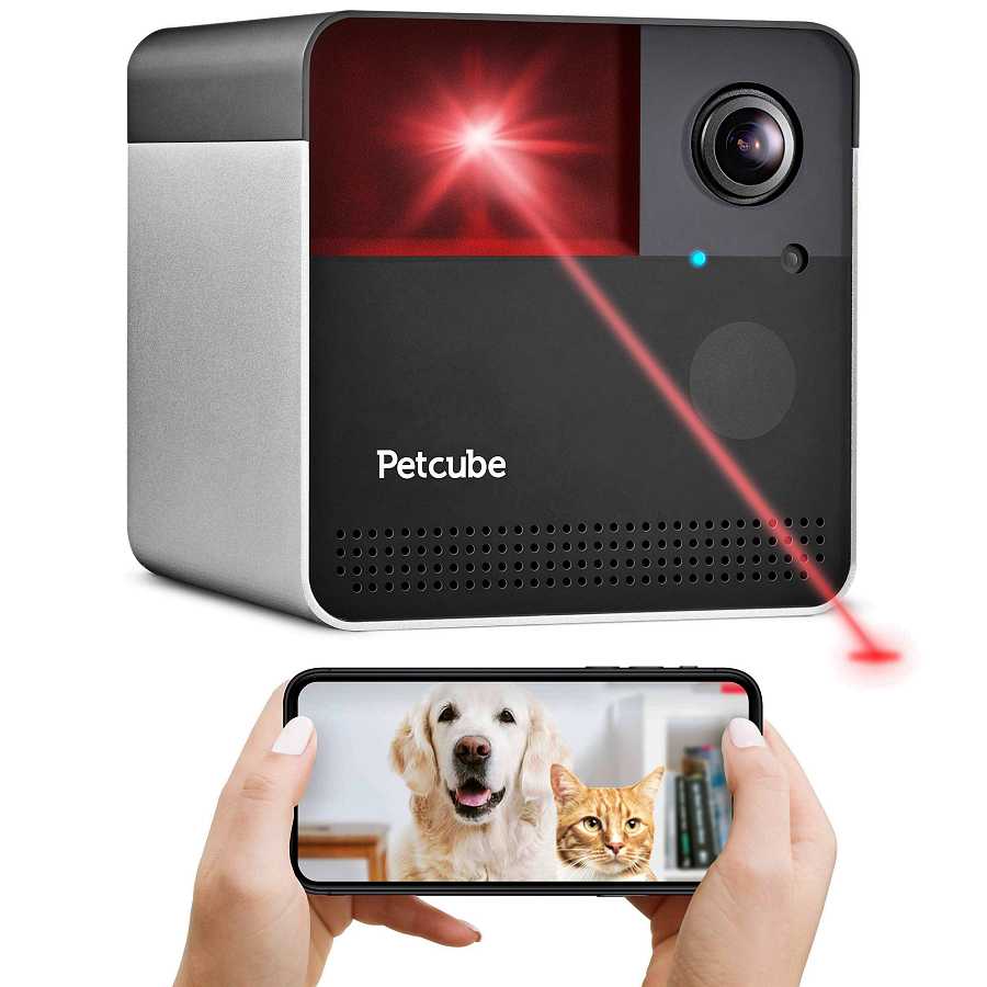 Petcube Play 2 Wi-Fi Pet Camera with Laser Toy & Alexa Built-in