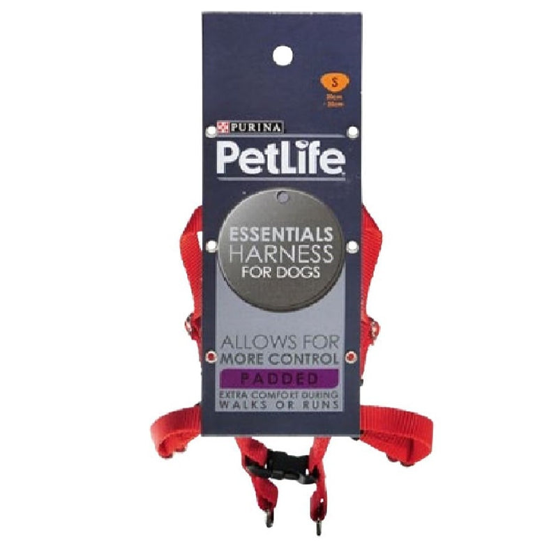 Petlife Padded Harness Red