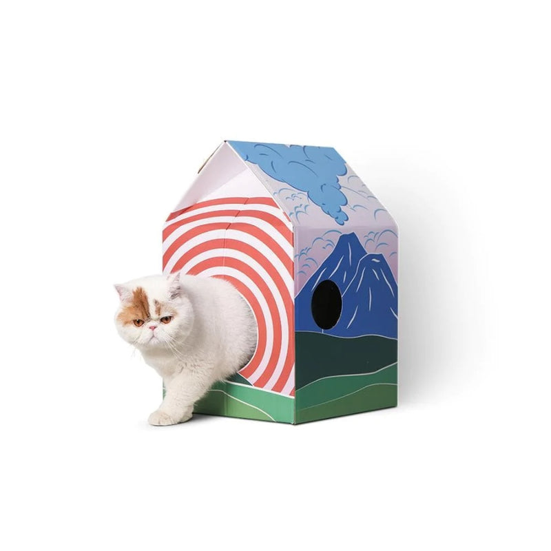 Pidan Cat Scratcher Cat Hut Fuji