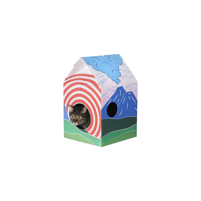 Pidan Cat Scratcher Cat Hut Fuji