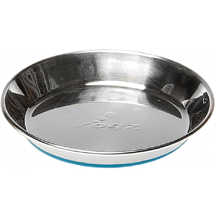 Rogz Anchovy Stainless Steel Cat Bowl Blue