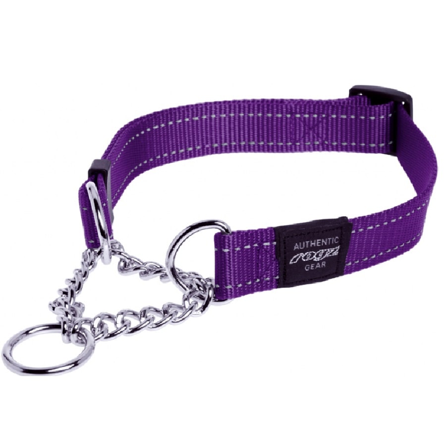 Rogz Dog Obedience Collar Purple