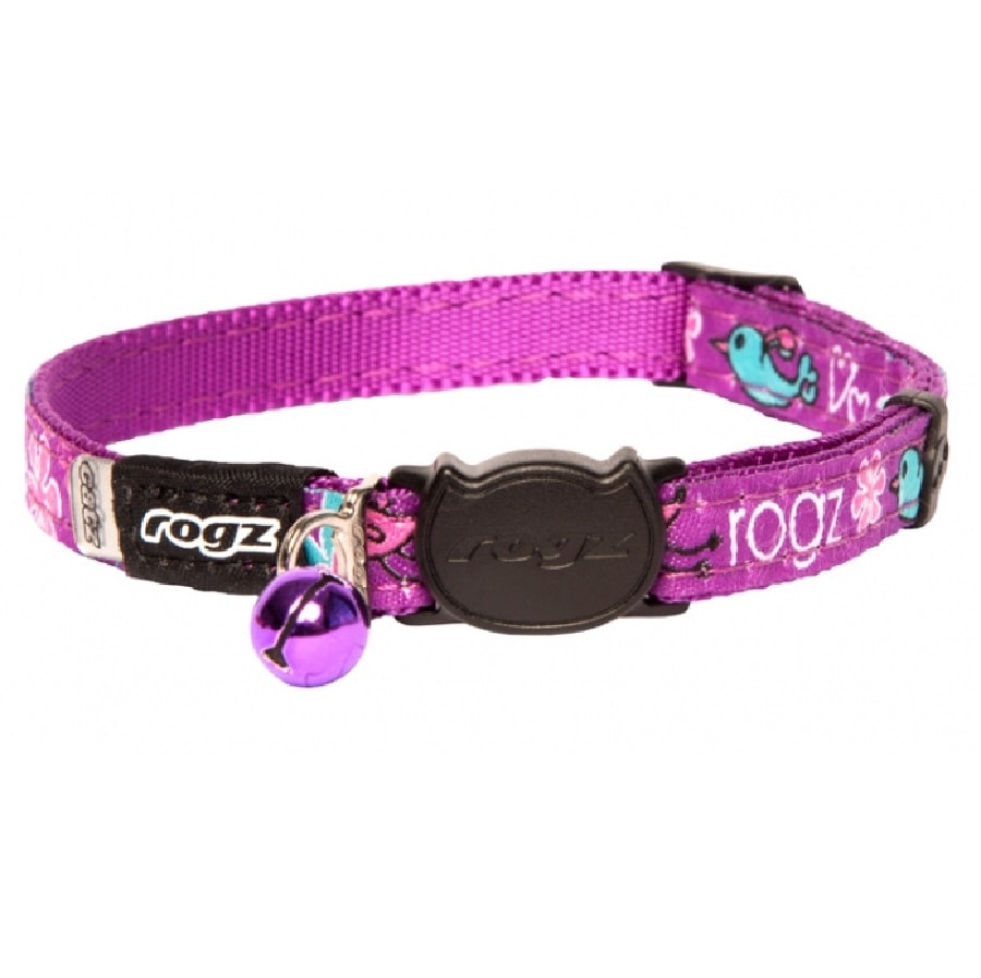 Rogz Fancycat Safeloc Collar Lovebirds