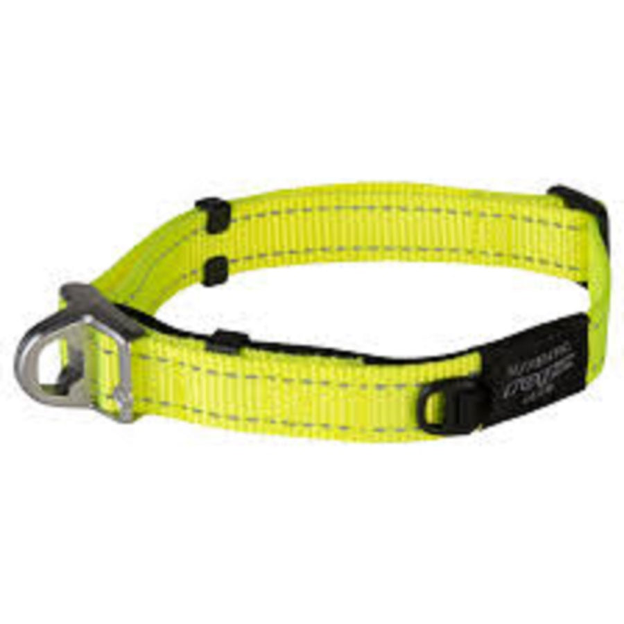 Rogz Quick Release Safety Collar Dayglow