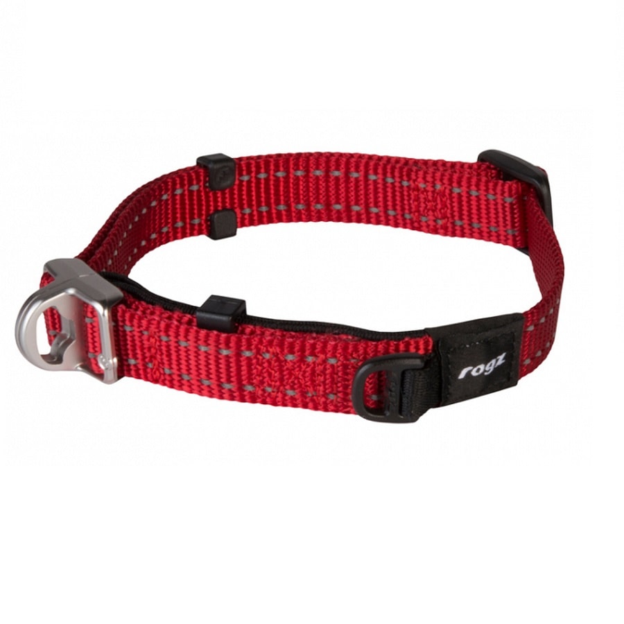 Rogz Quick Release Safety Collar Red
