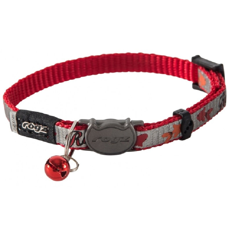 Rogz Reflectocat Safeloc Collar Red Fish