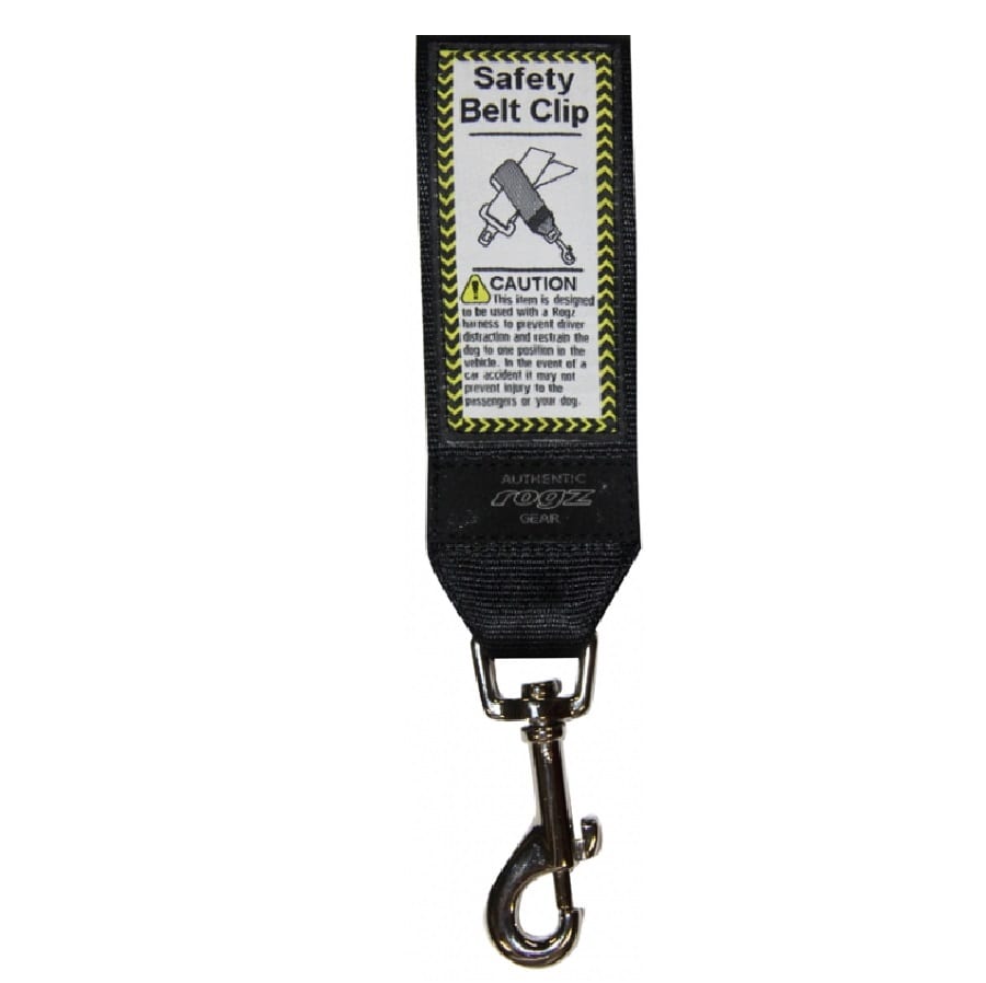 Rogz Utility Safety Belt Clip Black