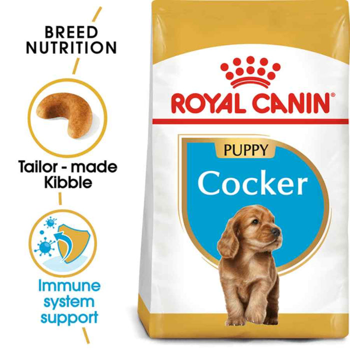 Royal Canin Cocker Spaniel Puppy Dry Dog Food 3kg