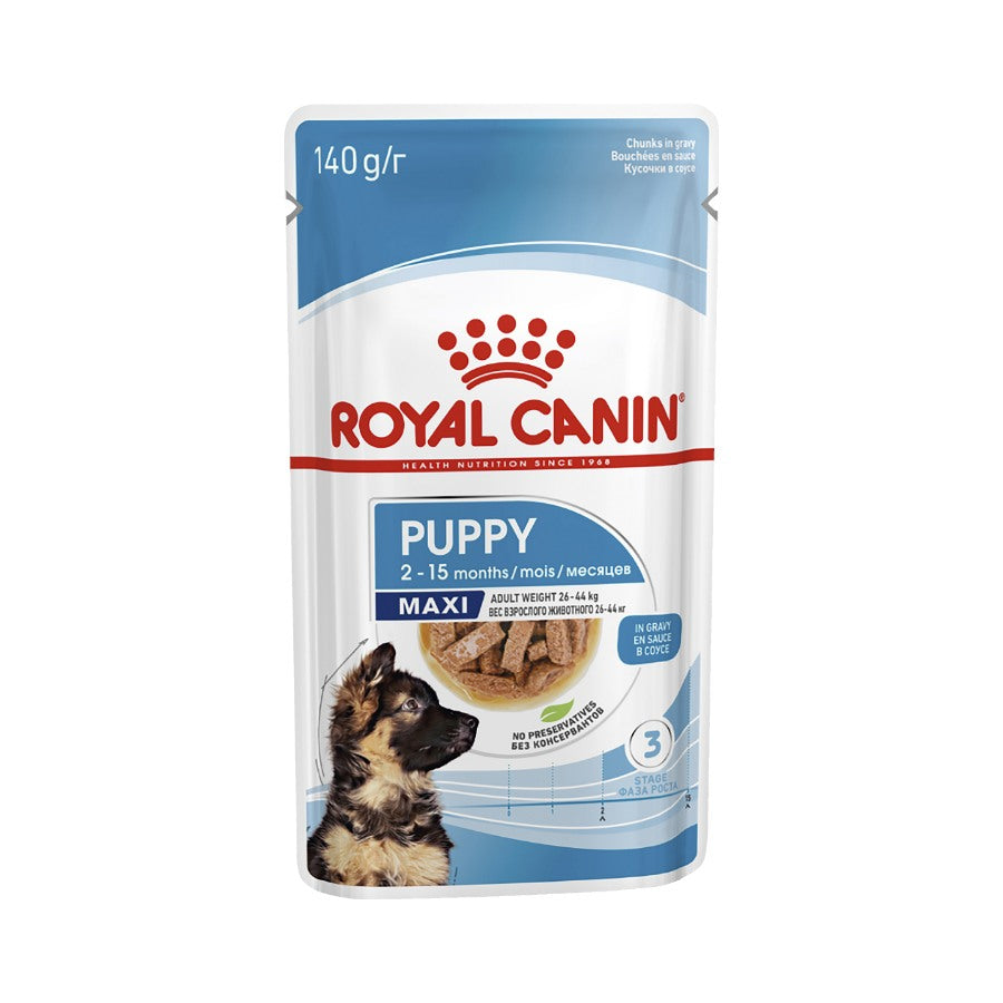 Royal Canin Maxi Puppy Wet Dog Food 10 X 140g