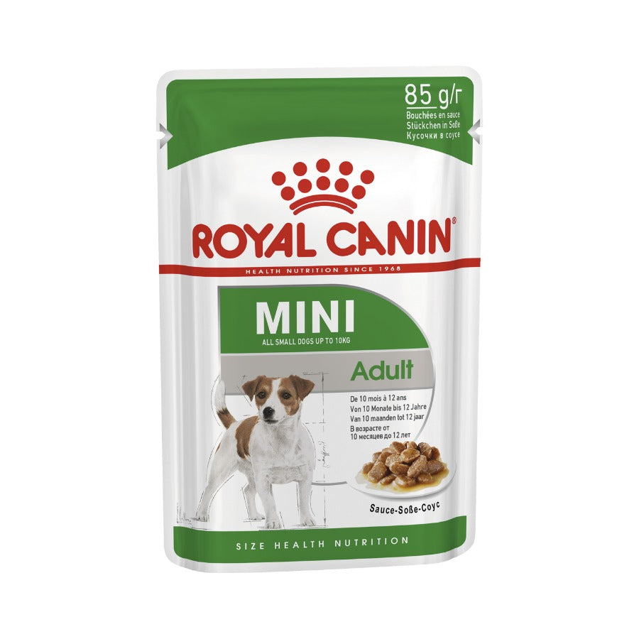 Royal Canin Mini Adult Wet Dog food 12 X 85g