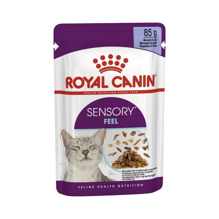 Royal Canin Sensory Feel Jelly Adult Wet Cat Food 12 X 85g