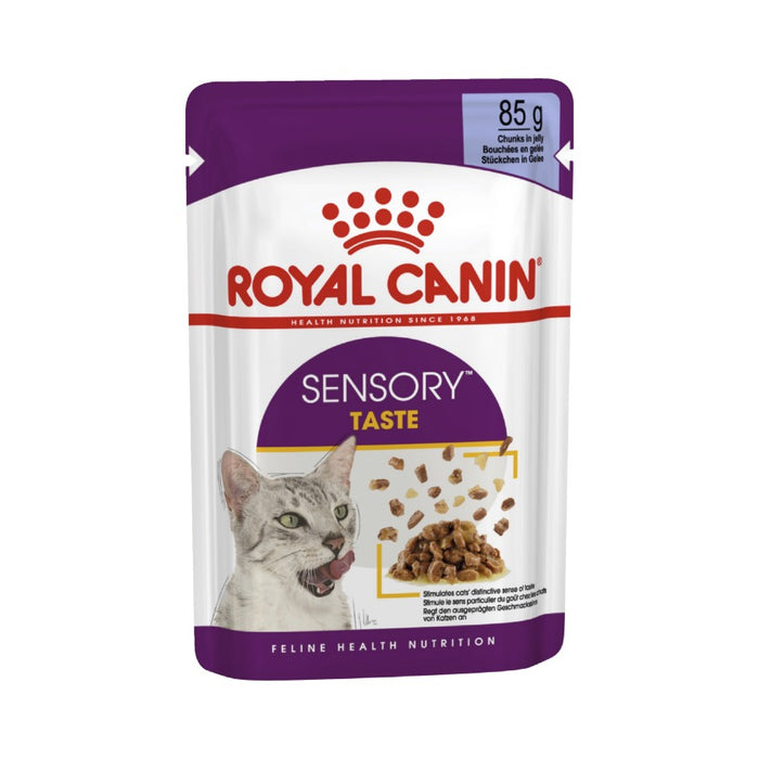 Royal Canin Sensory Taste Jelly Adult Wet Cat Food 12 X 85g