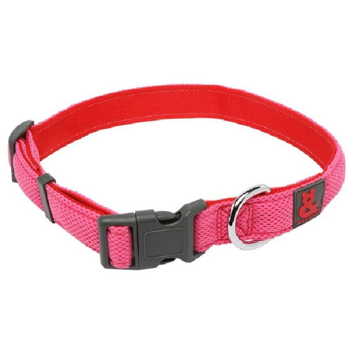 Rufus And Coco Air Mesh Collar Pink