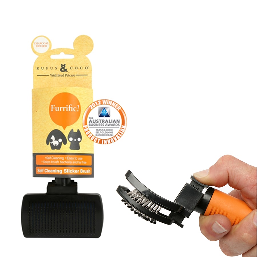 Rufus And Coco Self Cleaning Grooming Brush
