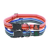 Rufus And Coco Striped Nylon Dog Collars