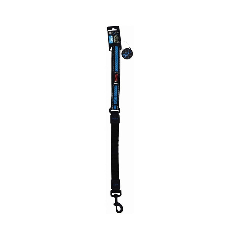 Scream Reflective Bungee Leash With Padded Handle Loud