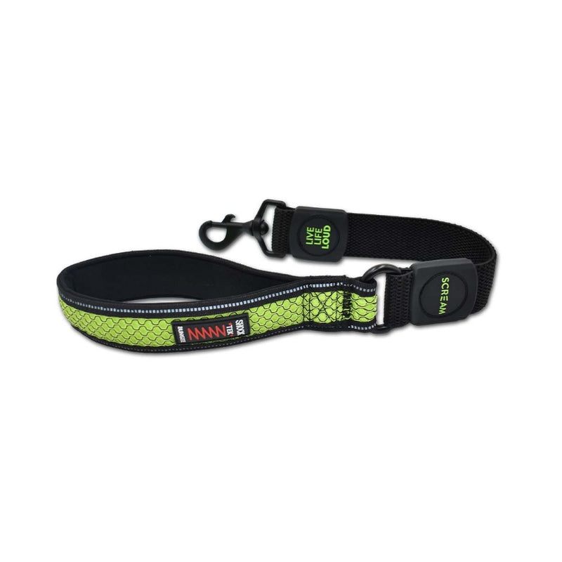 Scream Reflective Bungee Leash With Padded Handle Loud