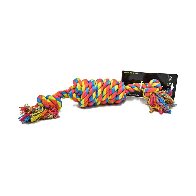 Scream Rope Bonbon Tug Dog Toy