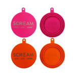 Scream Silicone Pet Food Can Cover Loud 2pk