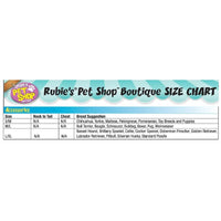 Size Chart Costume Accessories