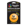Spunky Pup Fetch And Glow Ball Assorted Colours