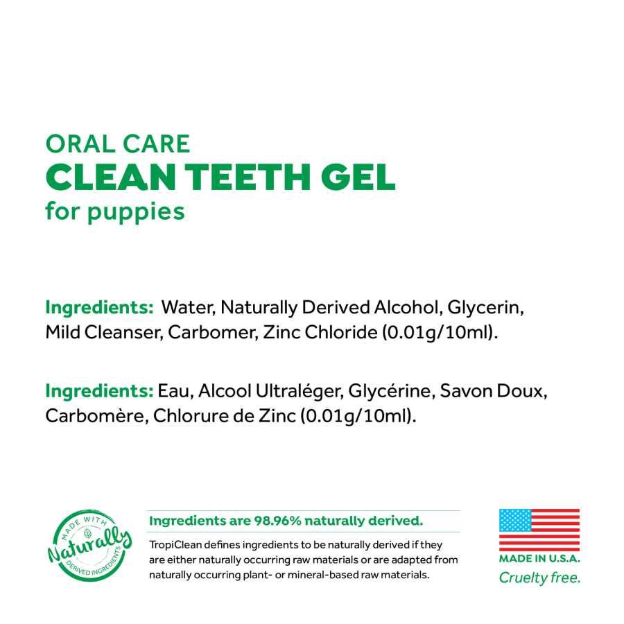TropiClean Fresh Breath Clean Teeth Puppy Gel