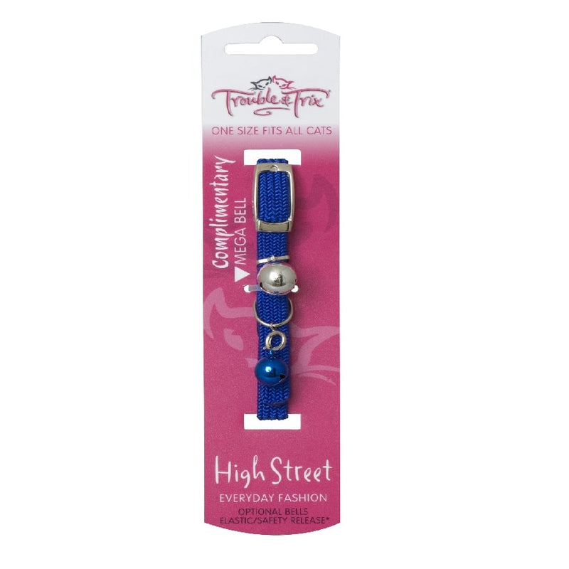 Trouble and Trix Collar High St Stretch Blue