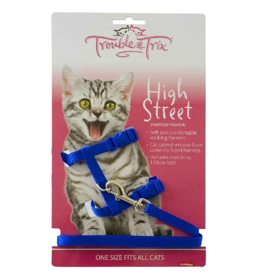 Trouble and Trix Harness Set High St Blue