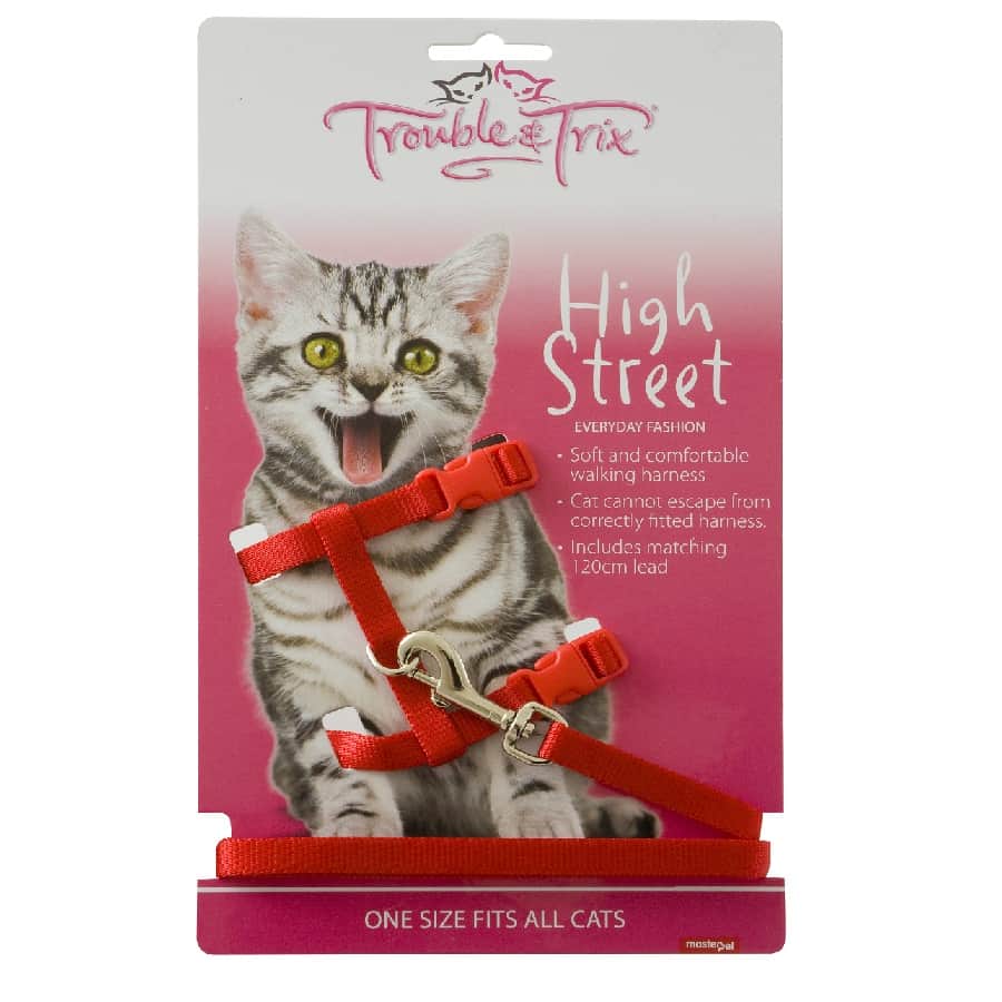 Trouble and Trix Harness Set High St Red