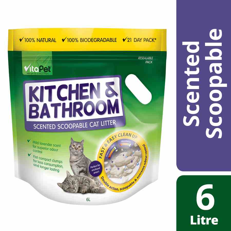 Vitapet Cat Litter Bathroom Kitchen 6kg – Pet Supplies Empire