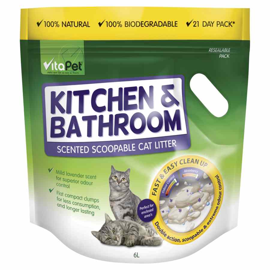 Vitapet Cat Litter Bathroom Kitchen 6kg