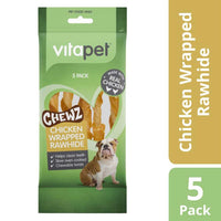 Vitapet Chewz Rawhide Spiral Chicken Wrap