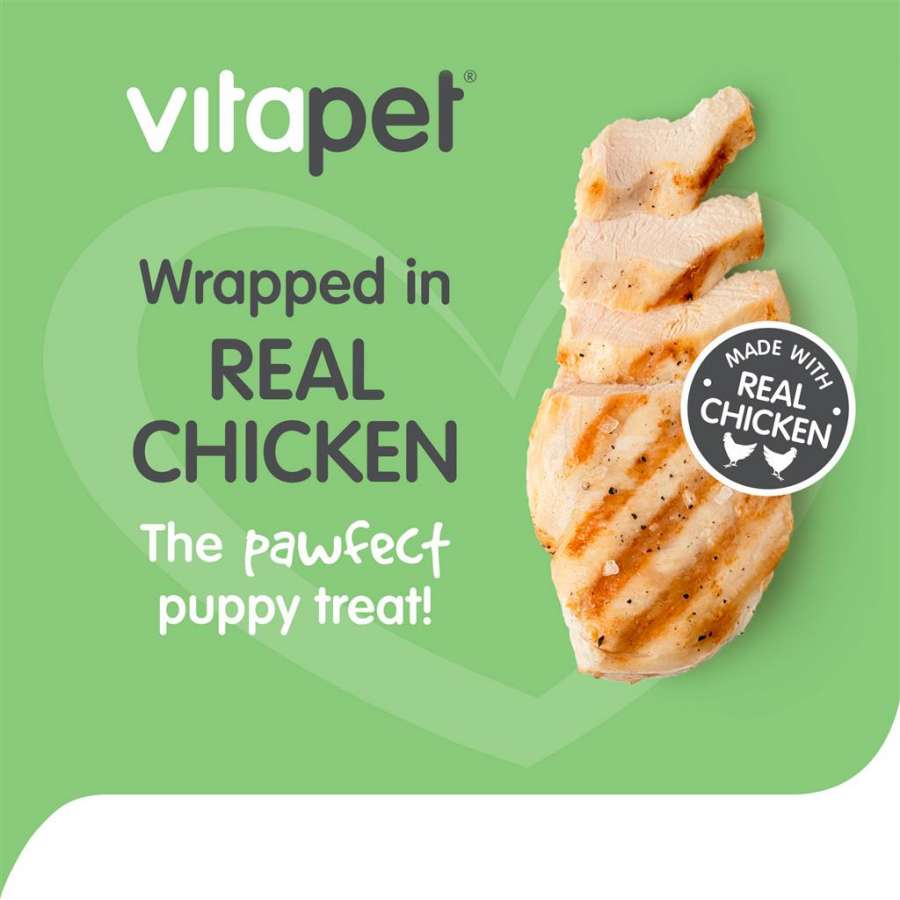 Vitapet Chewz Rawhide Spiral Chicken Wrap