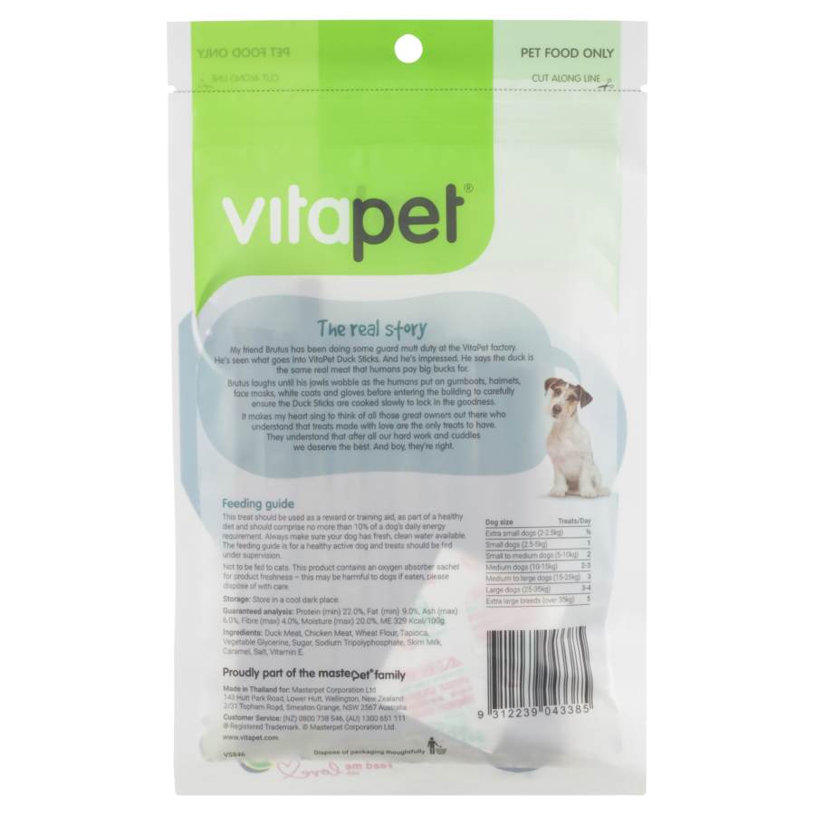 Vitapet Duck Sticks 80g Pet Supplies Empire