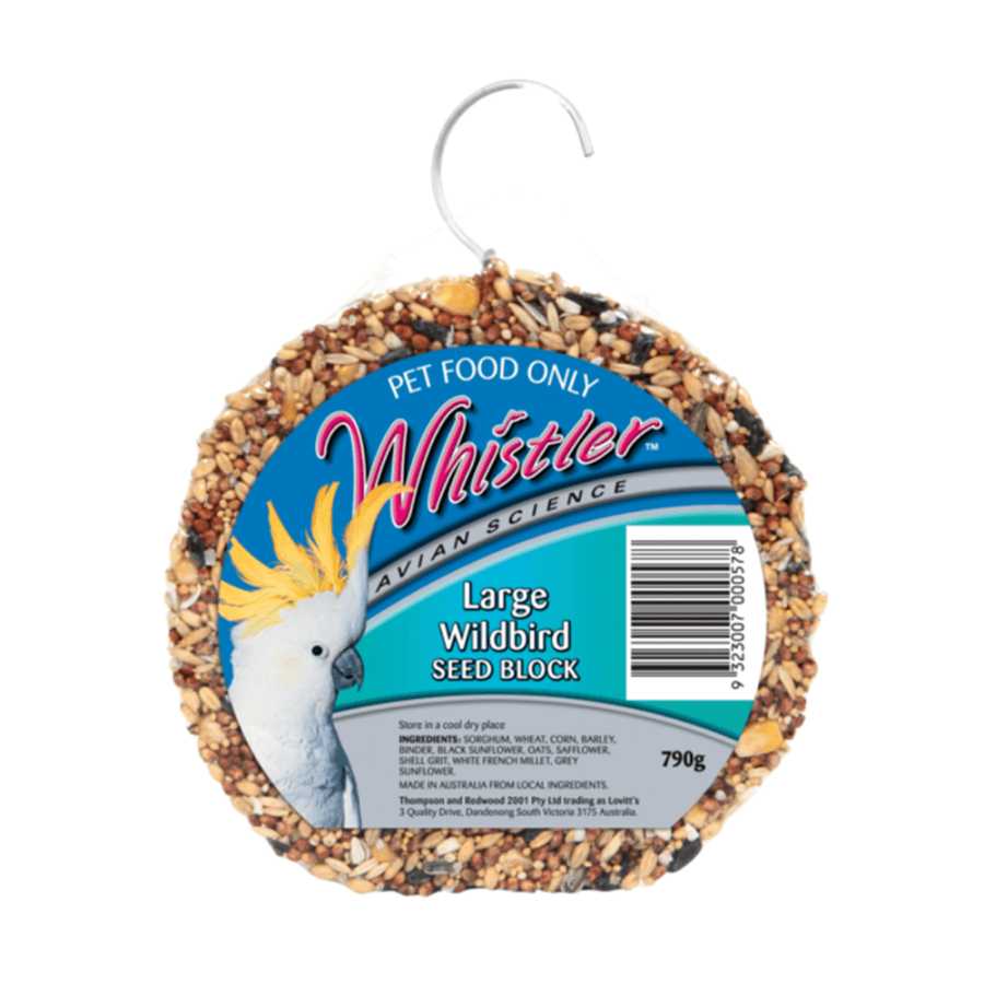 Whistler Large Wild Bird Seed Block Treat 790g