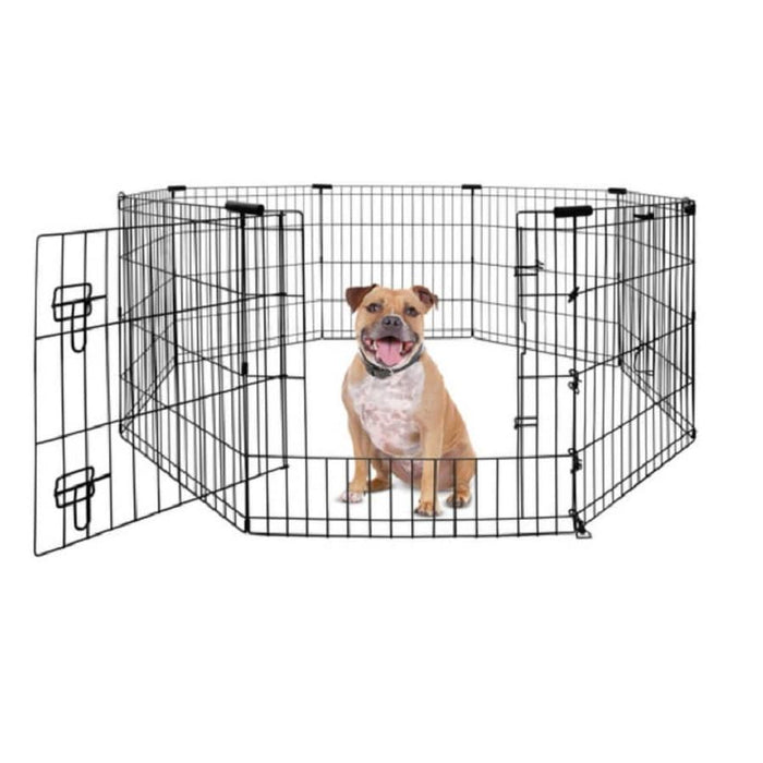 Yours Droolly Exercise Pen with Door