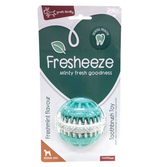 Yours Droolly Fresheeze Dental Ball Rotate Medium