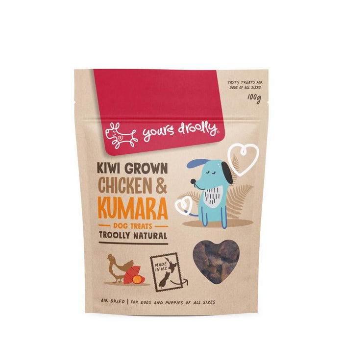 Yours Droolly Kiwi Grown Chicken And Kumara Dog Treats