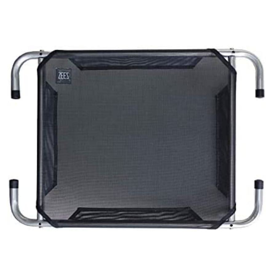 Zeez Platinum Elevated Pet Bed Black1