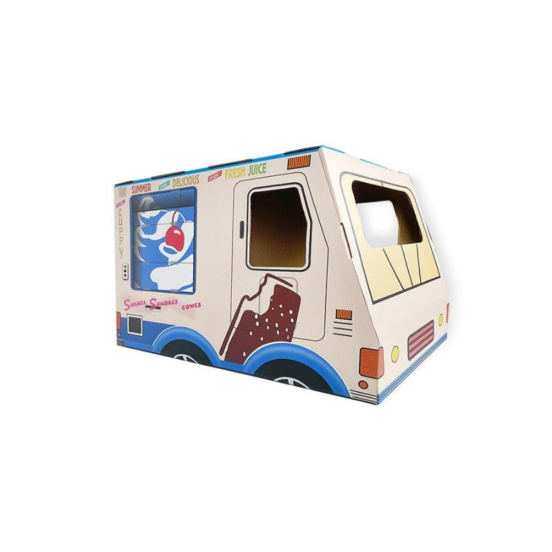 Zodiac Cat Scratcher Ice Cream Van Blue