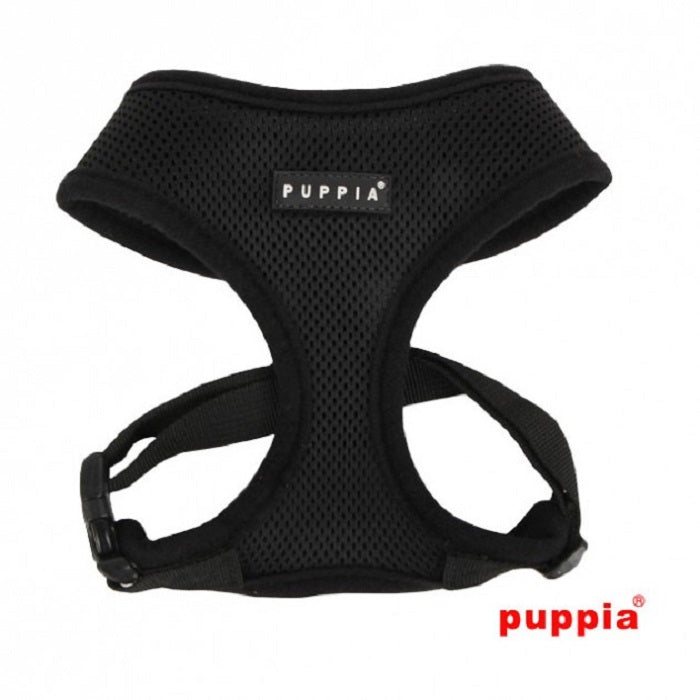 Puppia Soft Mesh Dog Harness Black