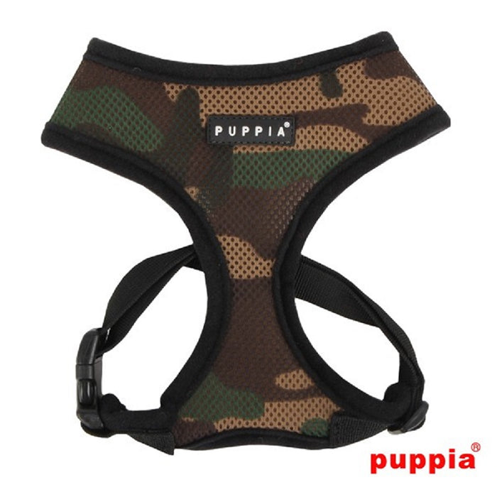 Puppia Soft Mesh Dog Harness Camo